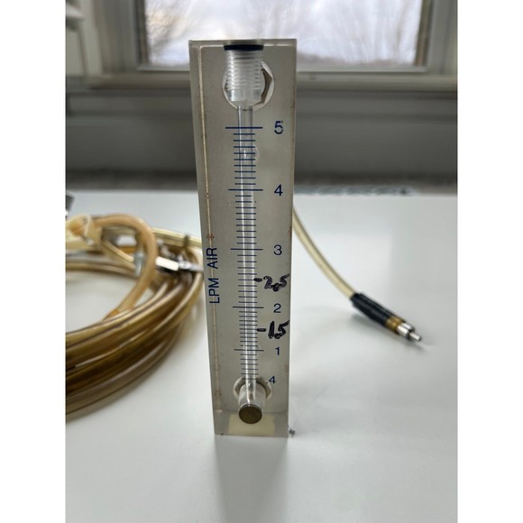 Acrylic Chemical Feed Flow Meter .4 - 50 LPM flowmeter Valve Industrial Part - Picture 1 of 4